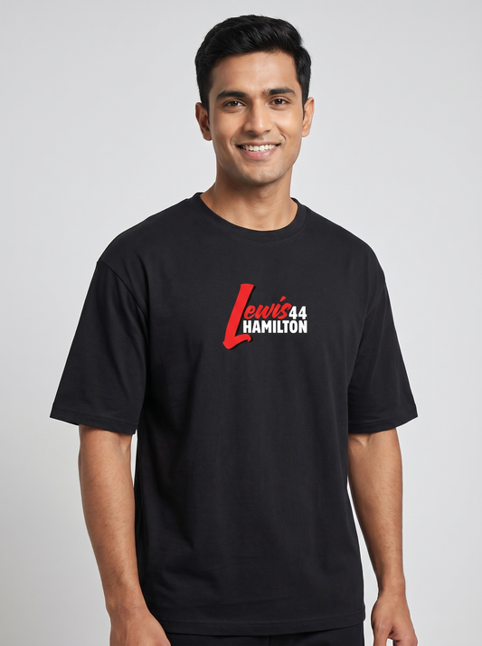 LEWIS HAMILTON "LH44" SCUDERIA FERRARI OVERSIZED GRPHIC TSHIRT