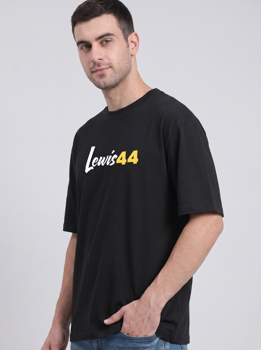 LEWIS HAMILTON " YELLOW HELMET" OVERSIZED RACING TSHIRT