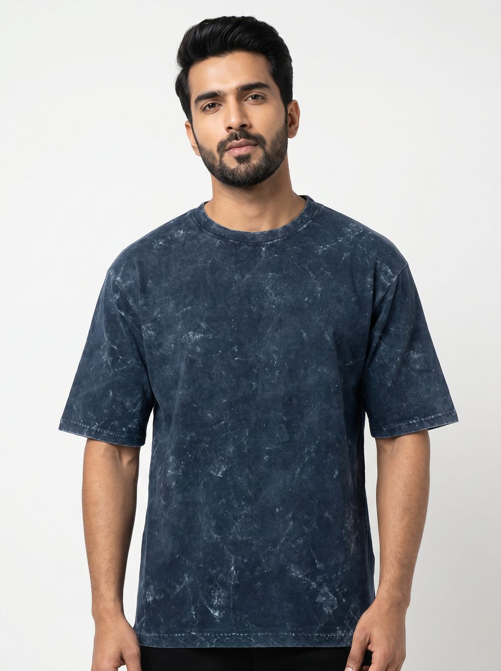 UNISEX ACID WASHED PLANE T-SHIRT