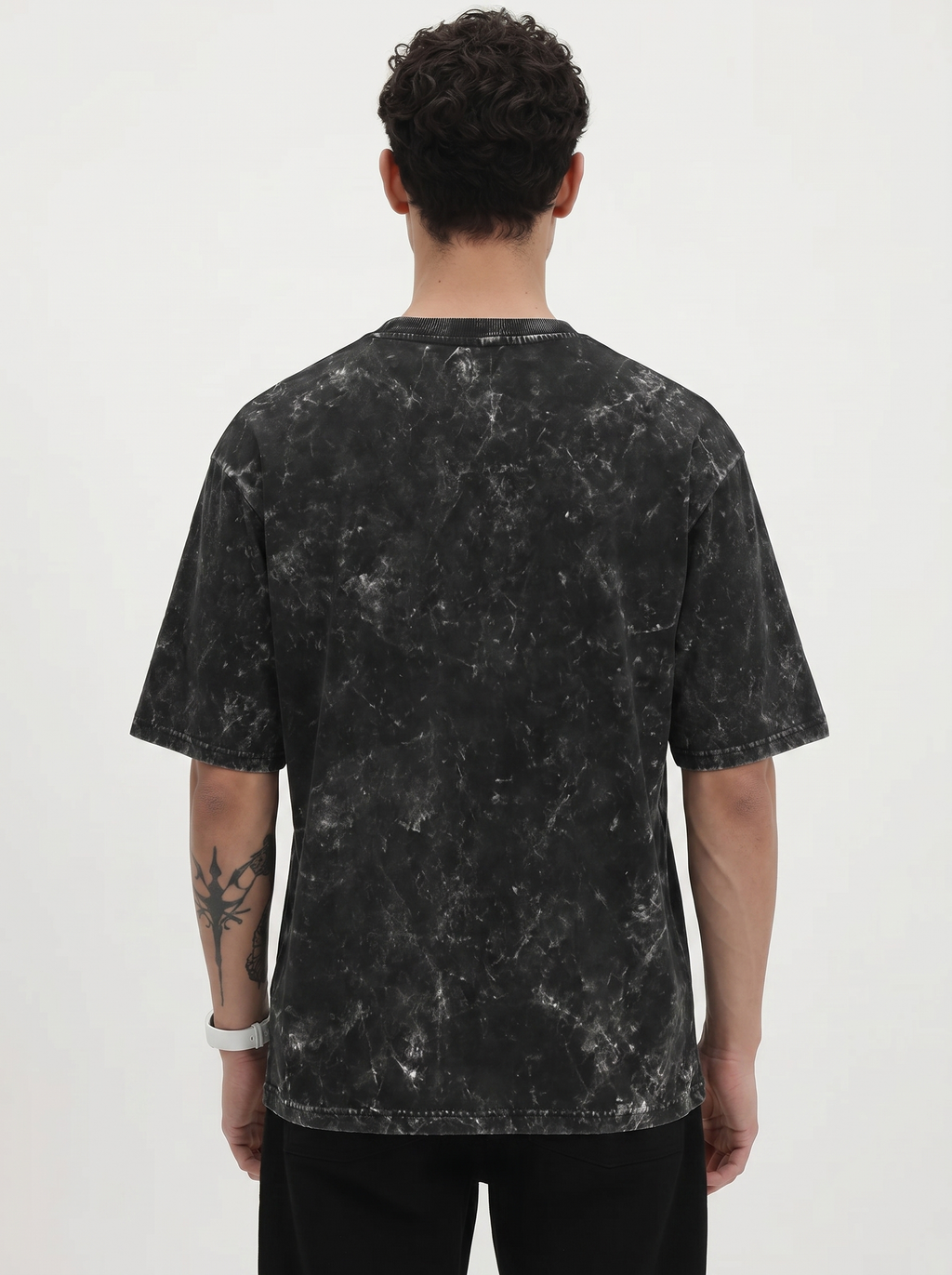 CELESTIAL GUARDIAN UNISEX ACID WASHED OVERSIZED T-SHIRT