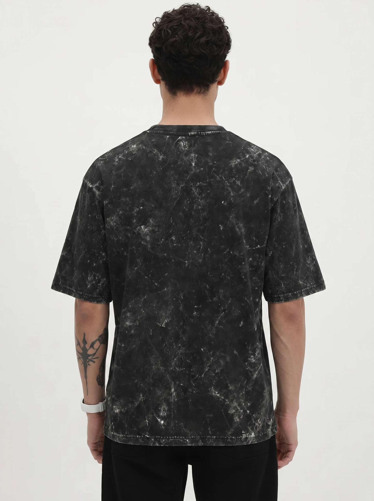 CELESTIAL GUARDIAN UNISEX ACID WASHED OVERSIZED T-SHIRT
