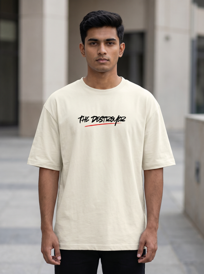 THE RUDRA GRAPHIC OVERSIZED TEE