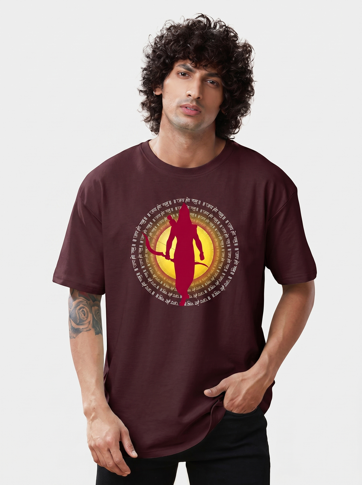 SHREE RAM AURA OVERSIZED T-SHIRT
