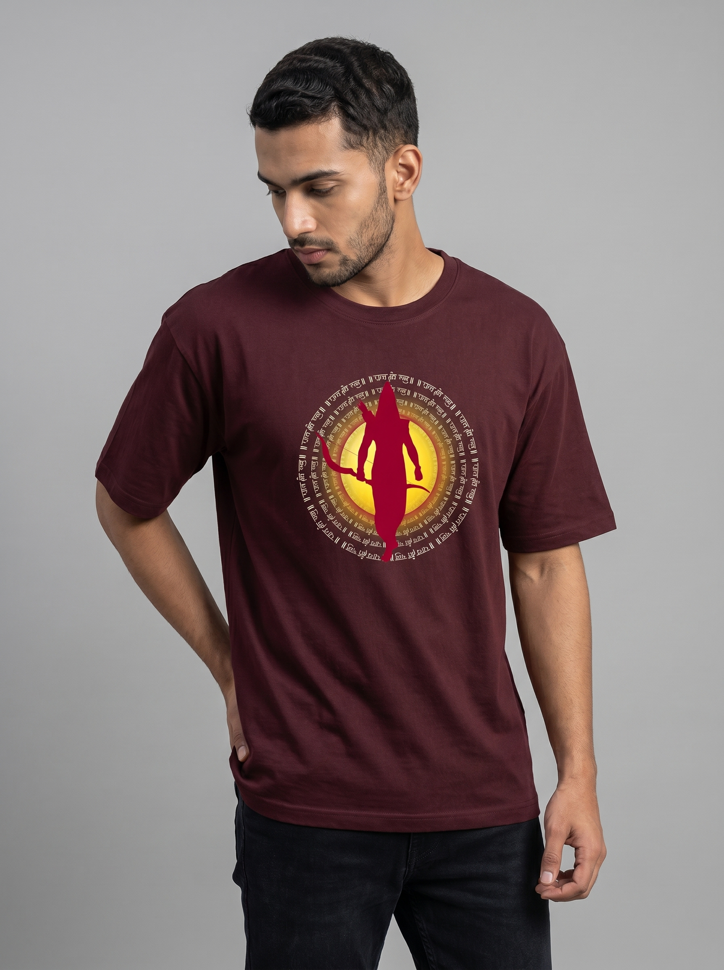 SHREE RAM AURA OVERSIZED T-SHIRT