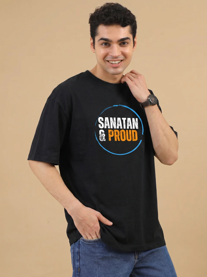 SANATAN & PROUD OVERSIZED T-SHIRT