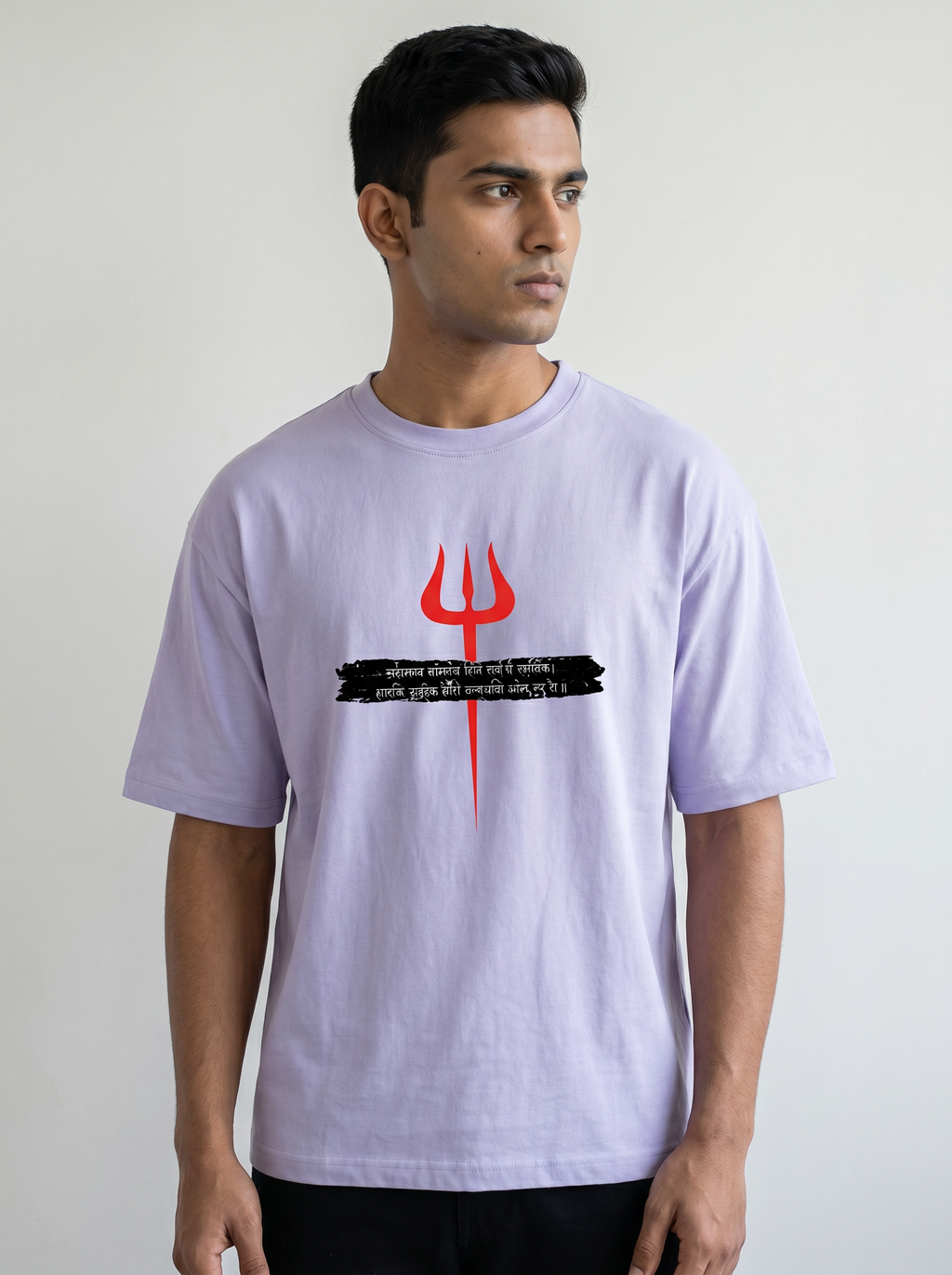 DIVINE TRISHUL OVERSIZED T-SHIRT