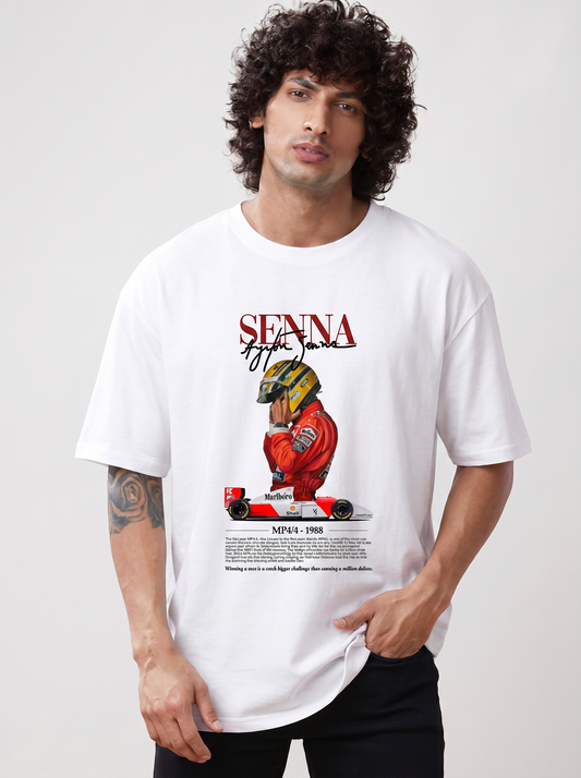 AYRTON SENNA "LEGEND OF 1988" GRAPHIC OVERSIZED TSHIRT