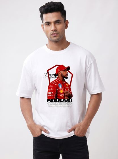 LEWIS HAMILTON SCUDERIA FERRARI SIGNATURE TSHIRT