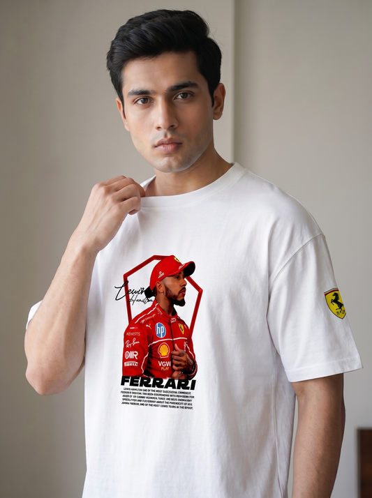 LEWIS HAMILTON SCUDERIA FERRARI SIGNATURE TSHIRT