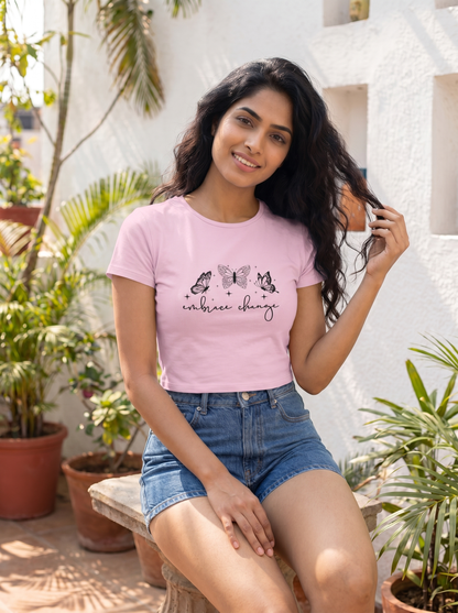 EMBRACE CHANGE BABY TEE