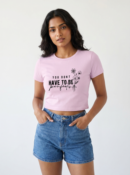 PERFECTLY IMPERFECT BABY TEE
