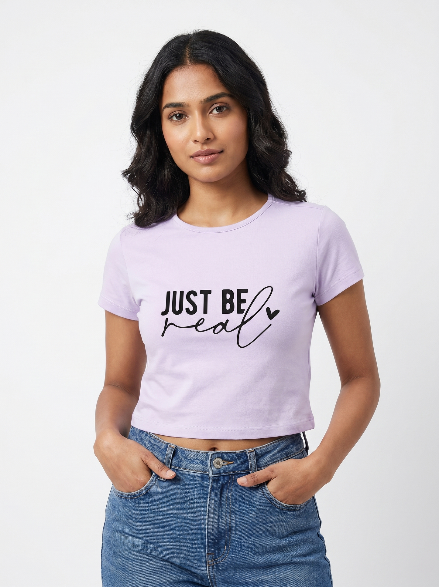 JUST BE REAL BABY TEE
