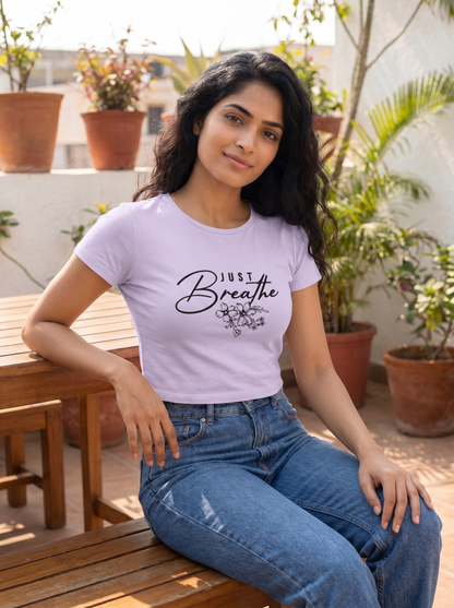 JUST BREATHE BABY TEE
