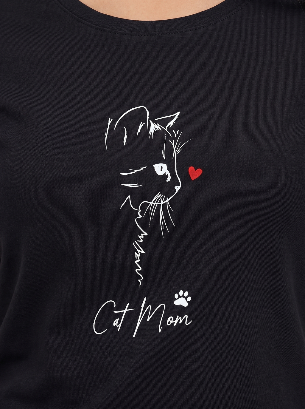 CAT MOM LOVE WOMEN CLASSIC TEE