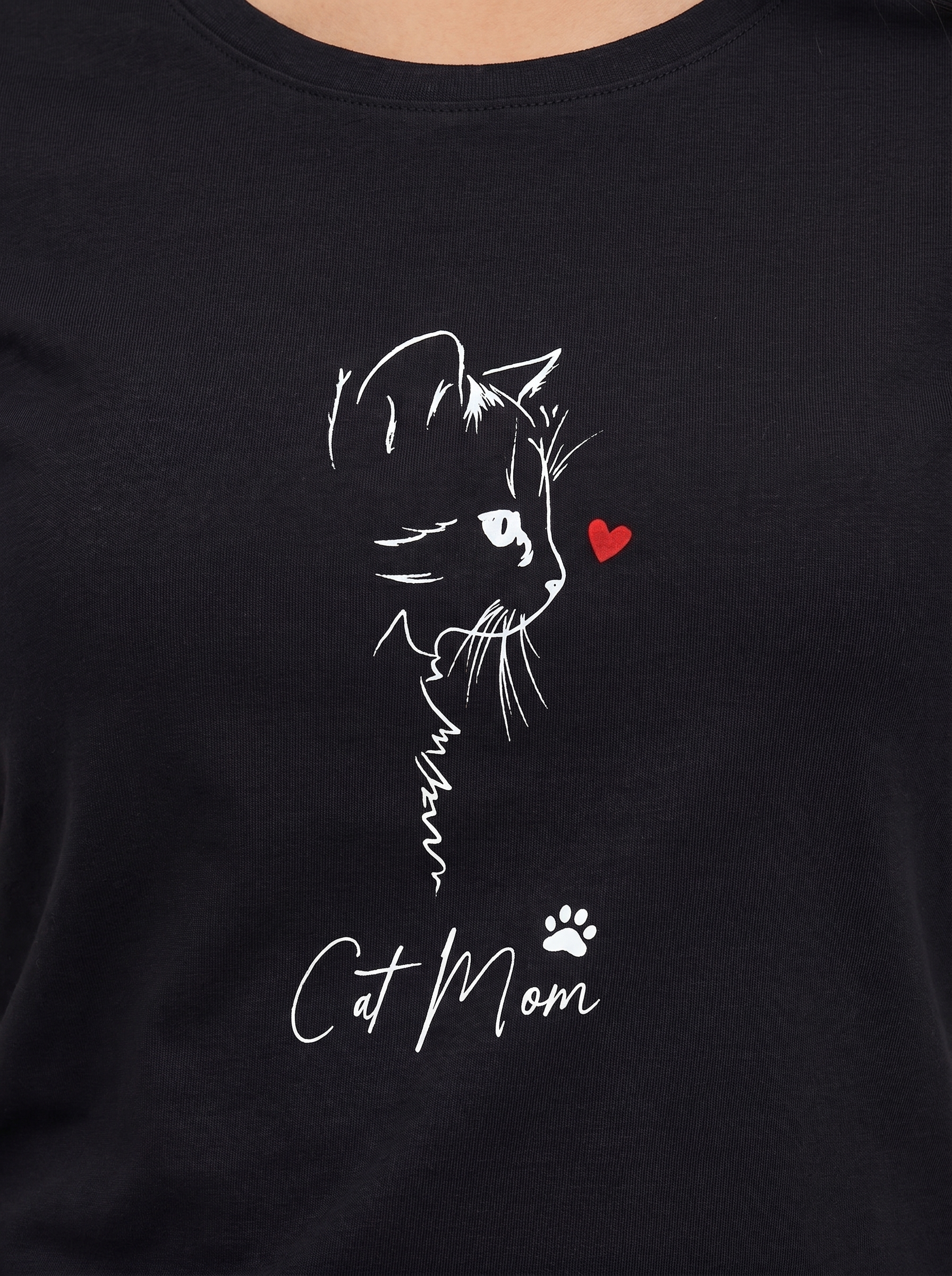 CAT MOM LOVE WOMEN CLASSIC TEE