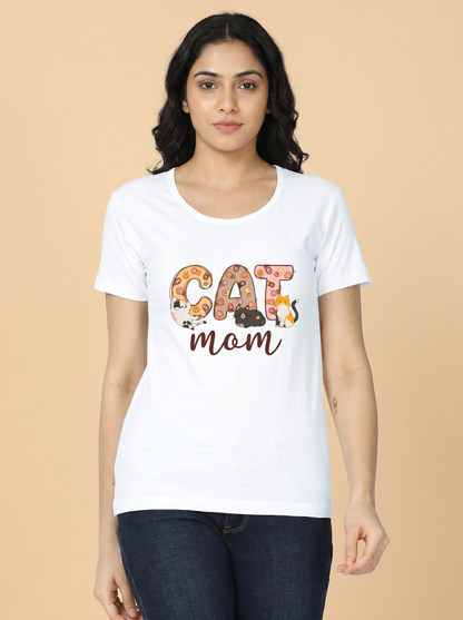 CAT MOM WOMEN'S CLASSIC TEE