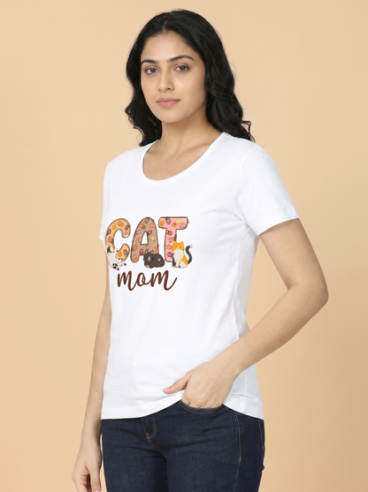 CAT MOM WOMEN'S CLASSIC TEE