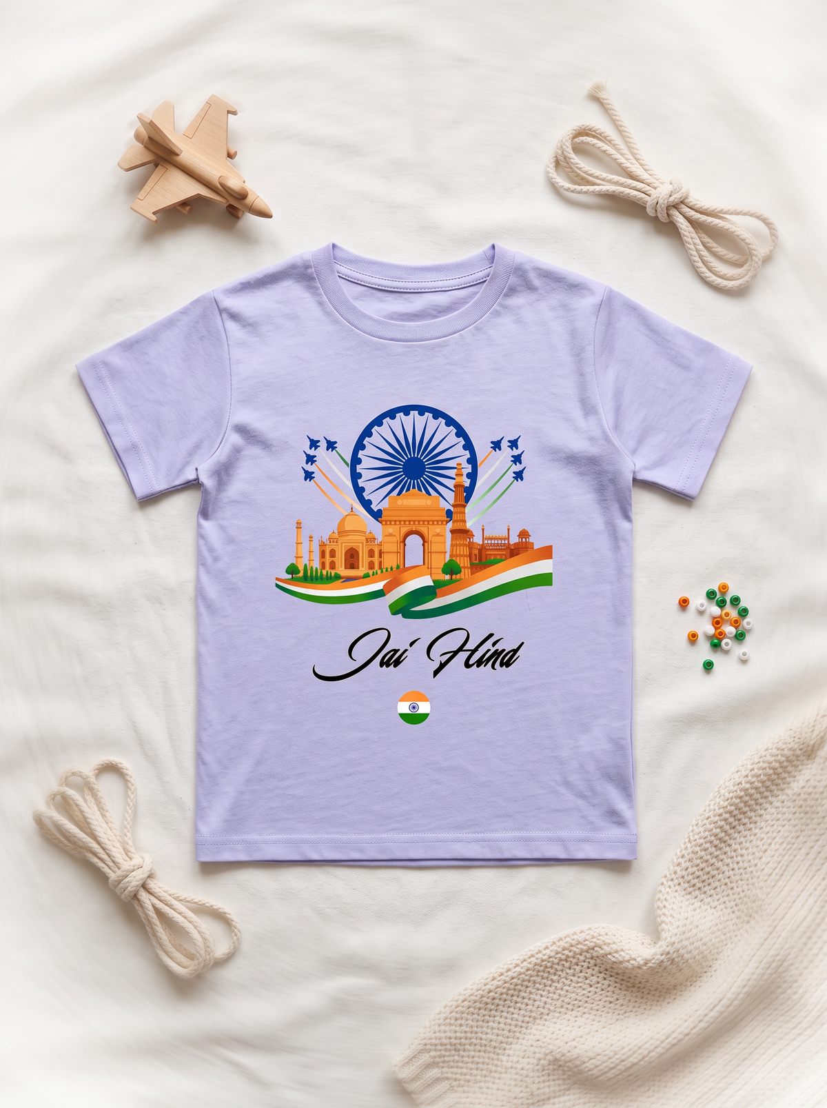 JAI HIND BOY'S CREW NECK T-SHIRT
