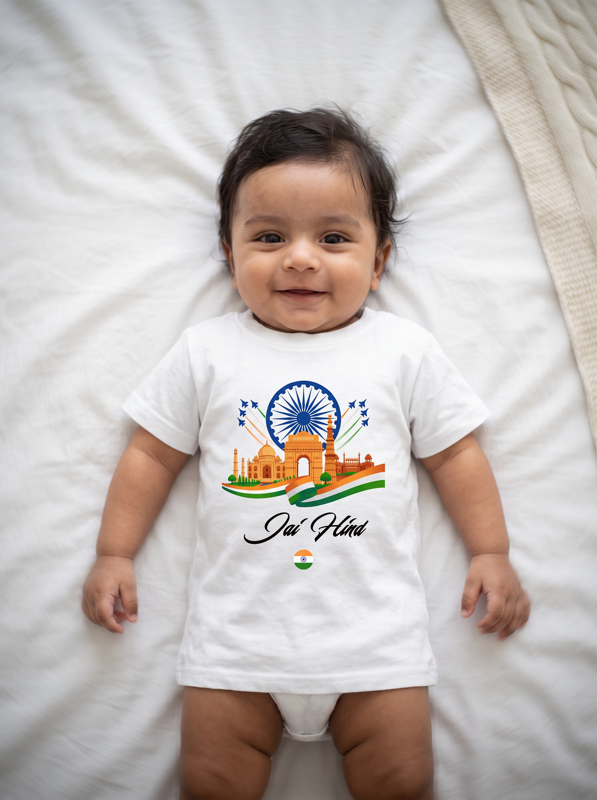 JAI HIND BOY'S CREW NECK T-SHIRT
