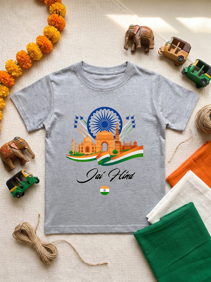 JAI HIND BOY'S CREW NECK T-SHIRT