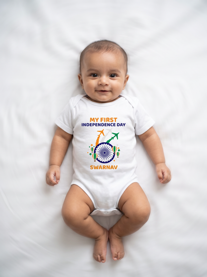 MY FIRST INDEPENDENCE DAY KIDS ROMPER