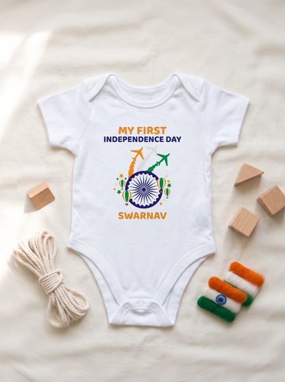 MY FIRST INDEPENDENCE DAY KIDS ROMPER